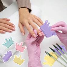 Cepillo de limpieza para el cuidado de las uñas - Herramienta de limpieza de uñas, elimina los residuos de polvo de las uñas sin dañarlas, se puede usar solo o combinado como un soporte para bolígrafos de puntos de arte de uñas