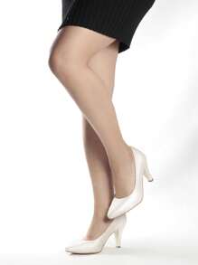 Stiletto With Medium Thin Heel - Chantilly - View 4