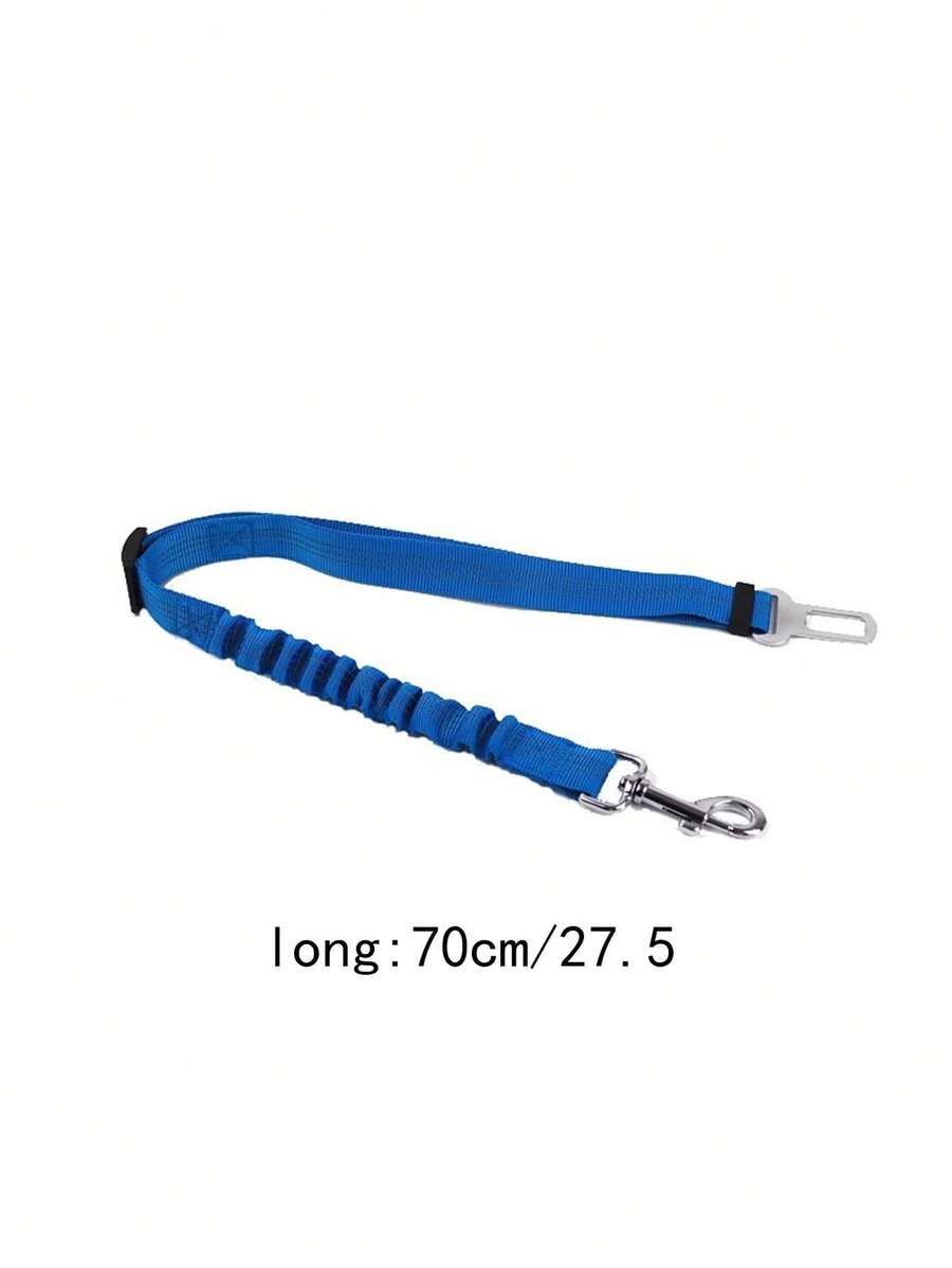 1pc Reflective Elastic Dog Car Safety Leash, Vehicle Adjustable