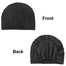 4件套柔软弹力内衬头巾 - 优雅纯色，多功能头巾，时尚化疗帽，女士适用 - 适合休闲穿着和睡眠时佩戴 - 多色 - 查看 8