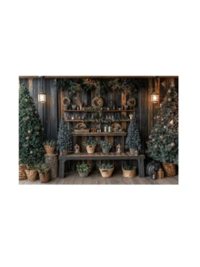 3D Sublimated Fabric Photographic Background Christmas 2.20x1.50 Horizontal - FFF-2269 - 查看 1
