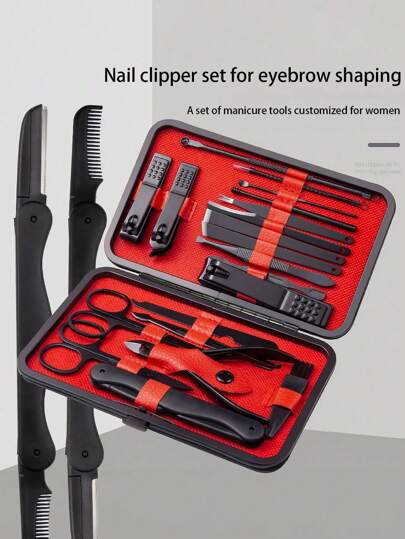 Manicure Set,  Nail Clippers Pedicure Kit Nail Care Kit Manicure Professional Tools Gift For Men Women Friends and Parents