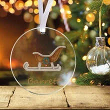 1 件定制名字创意圣诞卡通小礼品装饰亚克力装饰生日礼物圣诞礼物感恩节礼物圣诞雪人亚克力标志装饰派对礼物家人和朋友特别礼物。 - 白色 - 查看 30