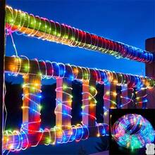 1 Bộ 3 Đèn tuýp hộp pin AA, Điều khiển từ xa 8 chức năng, Đèn trang trí không khí, Đèn trang trí sân trong và ngoài trời cho lều cắm trại, Đèn trang trí ngày lễ (Đèn 50/100/200) - 8 chế độ - Xem 7