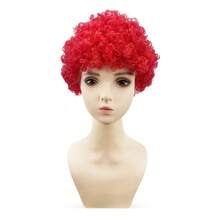 1 件派对假发装饰、小丑假发、国旗假发、圣诞派对用品、假发头饰 - 彩色 - 查看 23