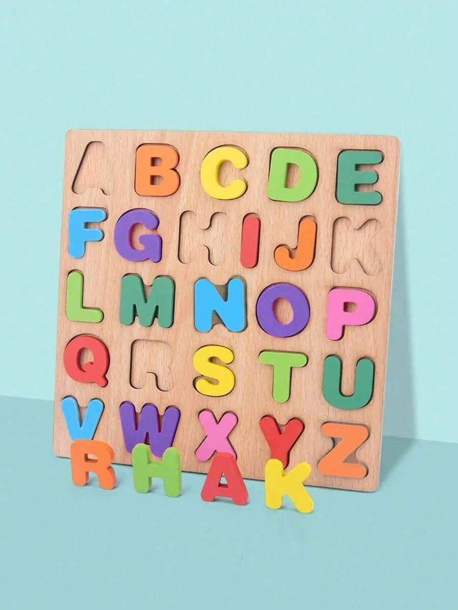 Kerstdecoratie 1set Kinderen Letterpuzzel Speelgoed, Speelgoed Voor Kerstmis
