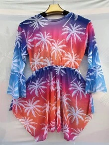 Women Dresses - 橘色 - 查看 2