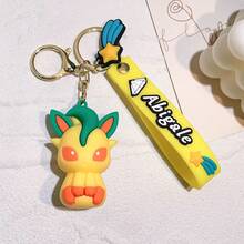 pocket monsters Eevee Family Keychain Cartoon Doll School Bag Pendant Car Keychain Pendant Small Gift - Multicolor - View 6