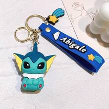 pocket monsters Eevee Family Keychain Cartoon Doll School Bag Pendant Car Keychain Pendant Small Gift - Multicolor - View 5