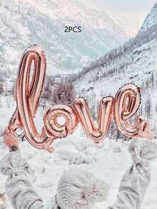 Bong bóng nhôm tình yêu kết nối 42 inch dùng cho cầu hôn, ngày lễ tình nhân, sinh nhật, trang trí tiệc, bóng bay trang trí nền tiệc - Nhiều màu - Xem 11