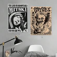 1 tấm áp phích vải nghệ thuật cổ điển, bìa nhạc, dùng trang trí tường phòng khách, phòng ngủ, phòng tắm, văn phòng, hành lang, không có khung - Nhiều màu - Xem 2