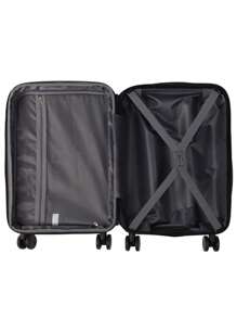 20/24/28" Inch Luggage Suitcase With 8 Spinner Wheels, PC Hardside Lightweight Suitcase With Cloud Design, Lockbox Bag For School School Accessories School Stuff - Black - View 7