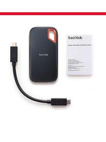 SANDISK SanDisk E61 Portable External SSD 1050MB/S 1TB Hard Drive USB 3.2 HD Solid State Drive For Laptop Desktop