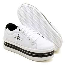 Exclusive Kevin Sintonia Women's Casual Platform Sneakers - trắng - Xem 3