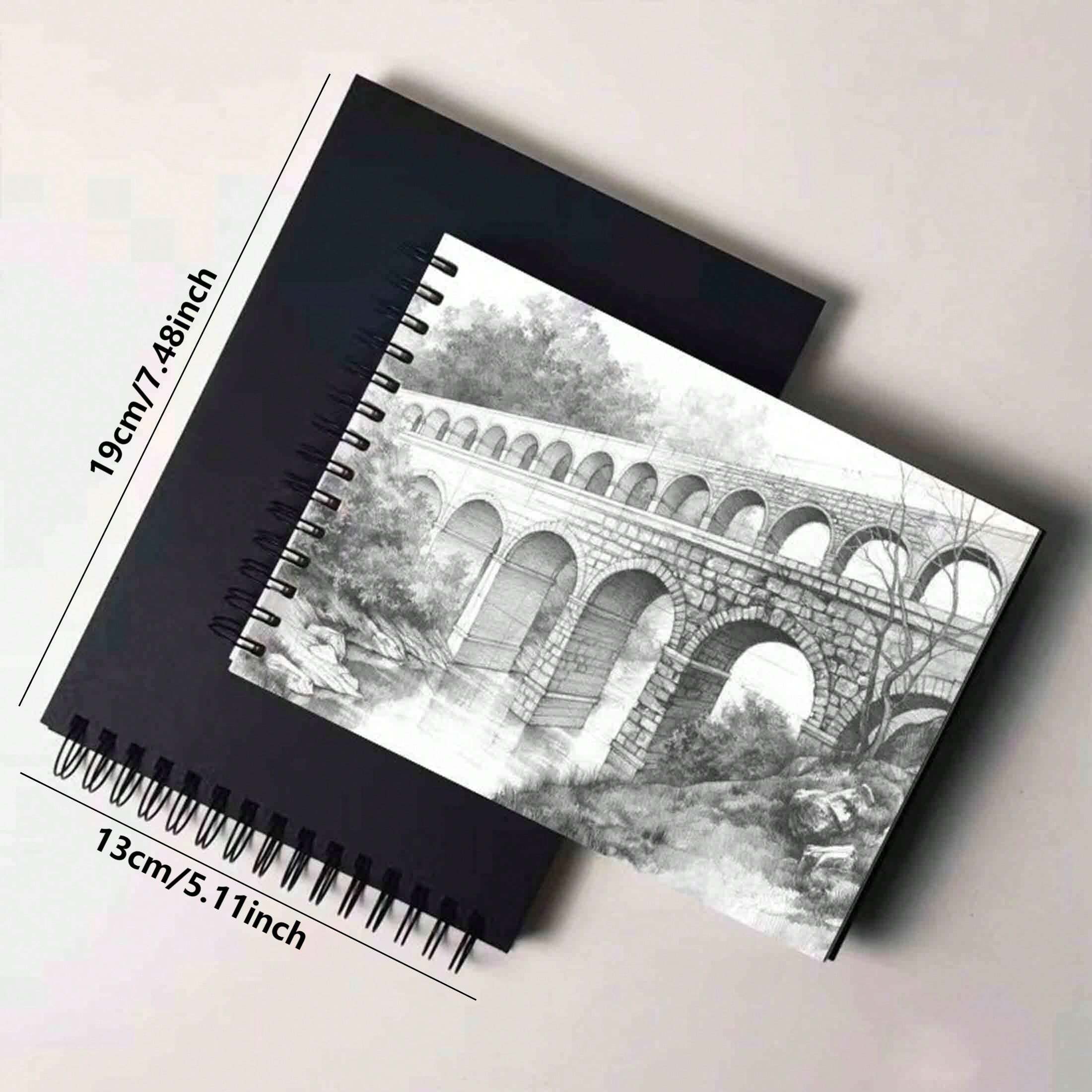 A Sketchbook With Spiral Binding At The Top, An Acid Free Art