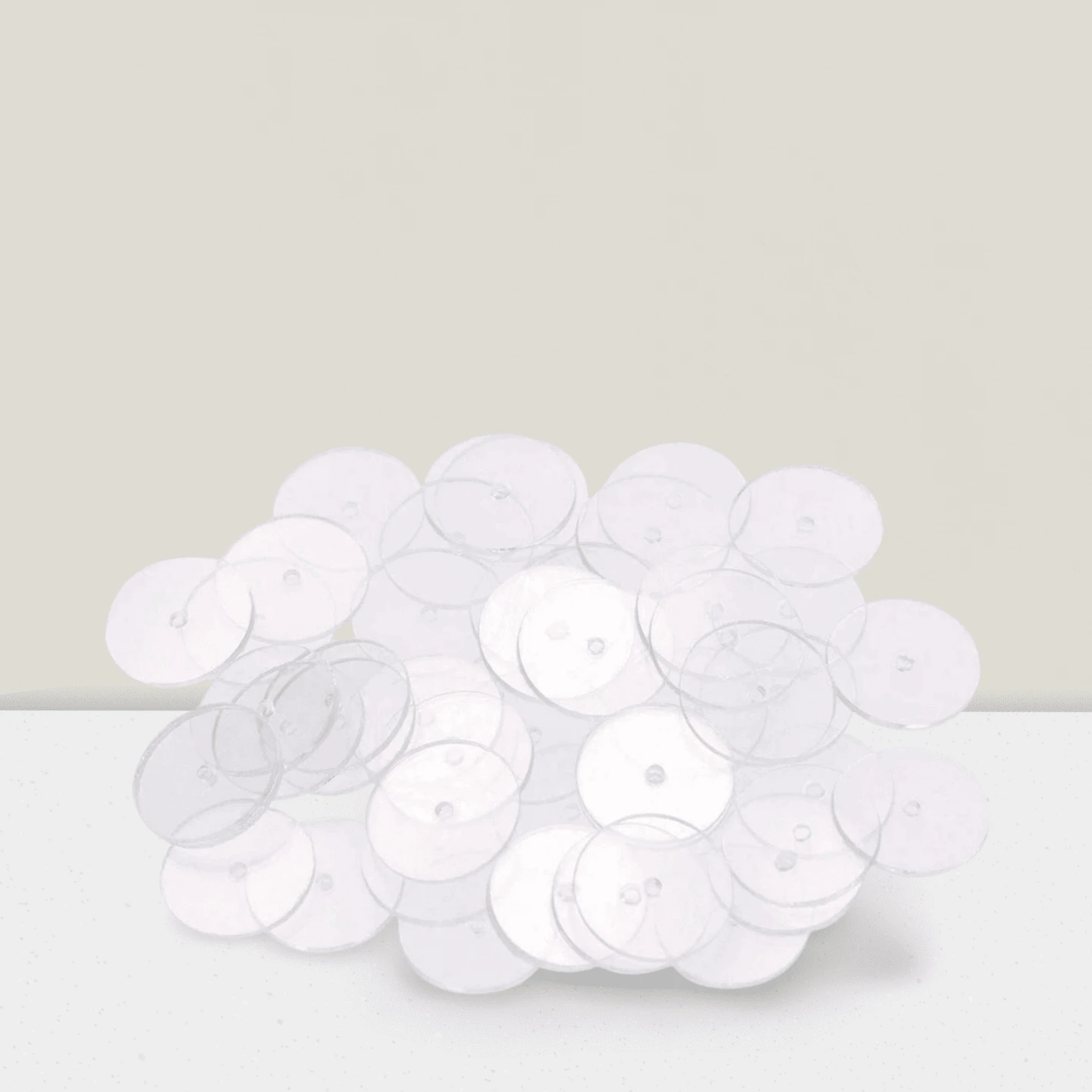 50Pcs Clear Disc Pads To Stabilize Earrings, Plastic Discs For Earring Backs And Jewelry Crafts - Nhiều màu - Xem 1