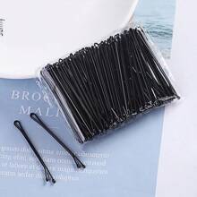 100 个 5.5 厘米黑色单叉发夹 - 黑色 - 查看 6