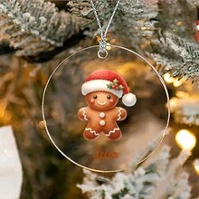 1 件定制名字创意圣诞卡通小礼品装饰亚克力装饰生日礼物圣诞礼物感恩节礼物圣诞雪人亚克力标志装饰派对礼物家人和朋友特别礼物。 - 白色 - 查看 28