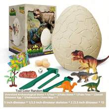 2024 New Dinosaur Eggs Dig Kit Toys, Dinosaur Eggs Excavation Kits, Christmas Birthday Gift, Easter Party Favor Toy, Break Open Dinosaur Eggs And Discover Cute Dinosaurs - Multicolor - View 17