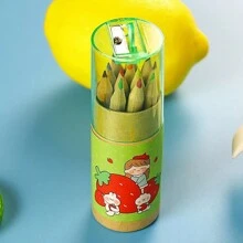 12 Cái/hộp Bút Chì Màu Hình Gấu Mini Dễ Thương - Bộ Văn Phòng Phẩm Sáng Tạo Dành Cho Học Sinh - Quà Tặng Halloween, Lễ Tạ Ơn Và Giáng Sinh Hoàn Hảo - Nhiều màu - Xem 16