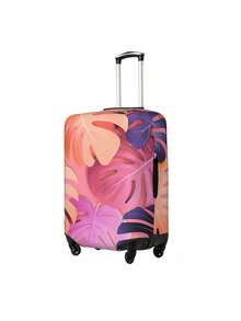 定制照片行李箱套和标签、个性化宠物照片徽标行李箱套、定制行李箱包装行李箱保护套、蜜月礼物 - 彩色 - 查看 10