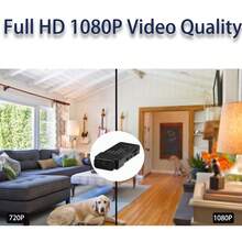 90-Degree Angle Portable Wireless 2.4 GHz WIFI Camera 10080P HD With 32GB SD Card Activity Detection Nanny Camera Pet Camera Night Vision Loop Recording Audio And Video Recording Multiple Platforms Viewing Support - 黑色 - 查看 2