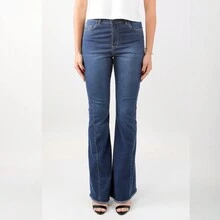 Women's Flare Jeans Brand S R - 藏蓝色 - 查看 1