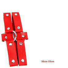 1 件朋克 PU 皮革黑色粉色 O 形圆腿链腰带女士吊带肩带身体链背带珠宝女士礼物 - 彩色 - 查看 7