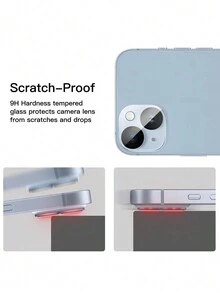 2 miếng bảo vệ ống kính máy ảnh tương thích với iPhone 16 15 14 13 12 11 Plus Kính cường lực 9H chống trầy xước chống nhìn trộm - Trong sáng - Xem 3
