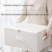 可洗布质衣物收纳盒，可折叠拉链收纳袋，防尘被子收纳盒，裙子，裤子，鞋子，牛仔裤，靴子，裙子，卧室，收纳袋，收纳袋，家居收纳，女式白色 T 恤，女式黑色裤子，女士冬装，连衣裙，女士冬装，优雅女士连衣裙，女士白衬衫，长袖，女士白色连体裤，女士春季连衣裙，女士春季服装，春季，春季服装，极简主义，夏季上衣 - 一層 - 查看 5