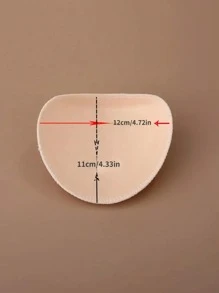 Almohadillas para hombros autoadhesivas de esponja, realzadoras de hombros, almohadillas para hombros de esponja sin costuras, almohadillas para hombros envueltas en tejido de punto, almohadillas de repuesto duraderas para trajes, vestidos y prendas, para hombros de chaqueta, traje, camiseta