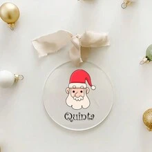 1 件定制名字创意圣诞卡通小礼品装饰亚克力装饰生日礼物圣诞礼物感恩节礼物圣诞雪人亚克力标志装饰派对礼物家人和朋友特别礼物。 - 白色 - 查看 17