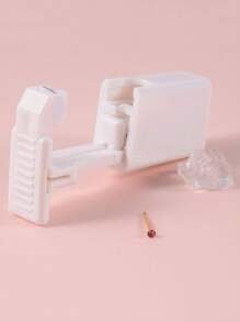 1 Unit Disposable Safe Sterile Nose Piercing Unit, Gem Nose Studs New Generation More Safe Nose Piercing Gun Piercer Machine Kit