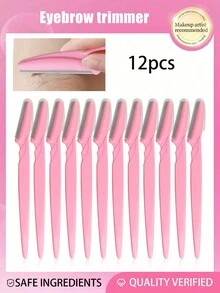 Eyebrow Shaving Razor Set, Exfoliating And Dermabrasion Tool, Face And Body Hair Trimmer, Long-Handled Eyebrow Shaper
