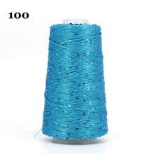 Summer Ice Silk Yarn With Sparkling Beads And Sequins Hair/Scarf Yarn, Diy Hand Crochet Knitting Fine Thread On - Multicolor - View 22
