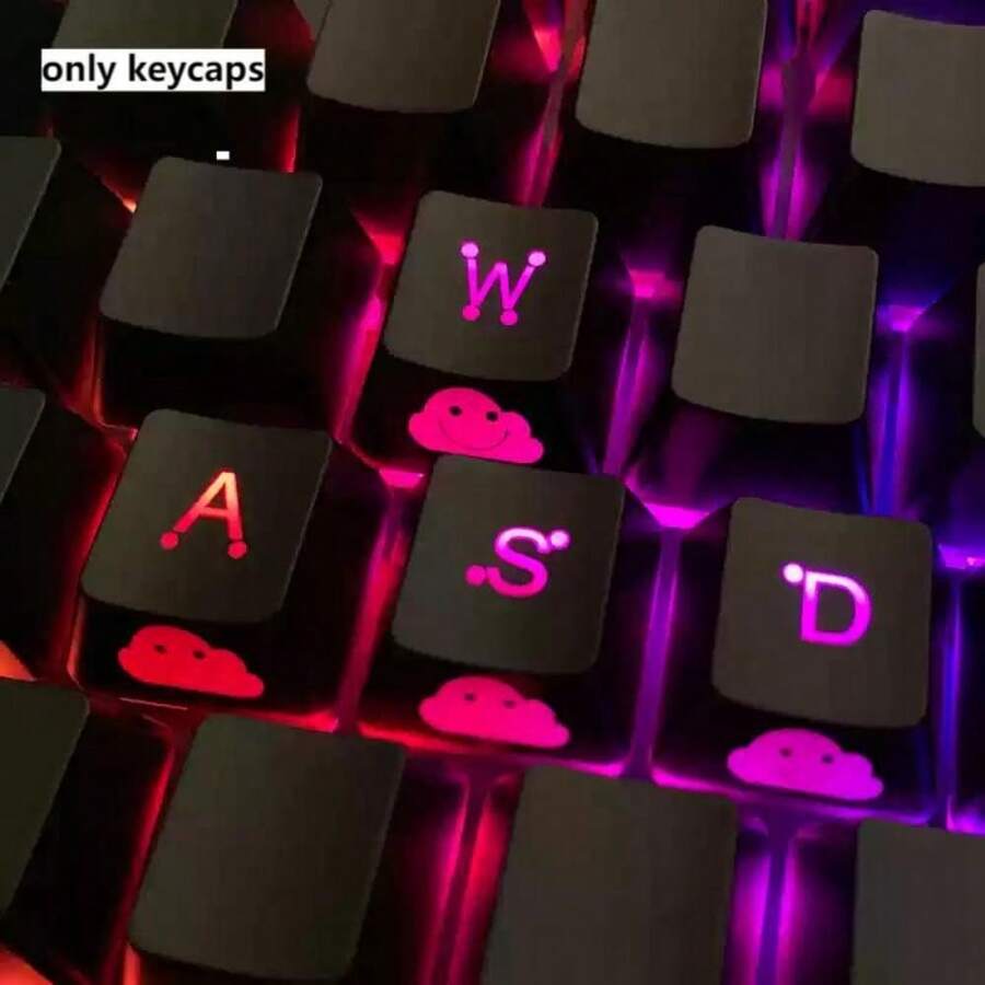 Lightning Boy Translucent Personalized Keycap For Mechanical Keyboards