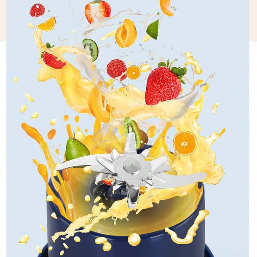 800ml Portable Juicer Blender, Wireless Electric Fruit Juice Maker With