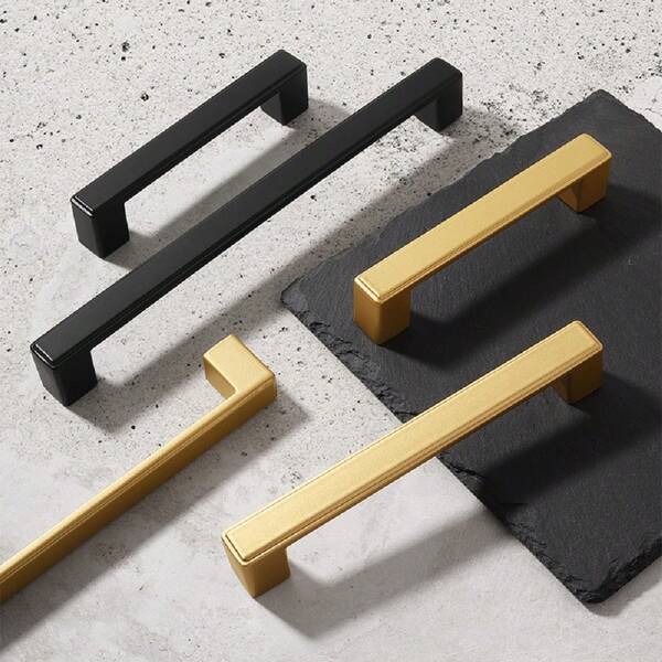 Fanruier 5PCS Modern Minimalist Drawers, Cabinets, Wardrobes, Hardware Handles, Door Handles