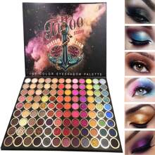 beauty glazed 108 Colors Professional Eyeshadow Palette, Matte Shimmer Glitter Colorful Eye Shadow, Highly Pigmented Waterproof Long Lasting Nude Makeup Palette Eye Make Up Sets - 彩色 - 查看 1
