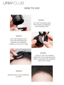 unny club 3.2克 UNNY 蓬松柔软轻盈发际线粉 - 01深棕 - 查看 9