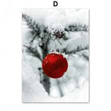 1 件帆布画北欧海报快乐咖啡滑雪缆车松树卡车墙壁艺术图像印刷客厅家居装饰印刷品无框架 - 彩色 - 查看 37