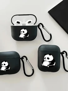 Apple Cute Panda Earphone Case Compatible With Iphone Earphone, AirPods 1/2 Earphone Protective Case,New Wireless Earphone Protective Case Compatible With Airpods 3/Pro/Pro2 Earphone Protective Case, Gift For Boyfriend/Girlfriend