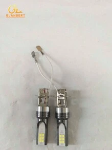 GLANBERT 2 件装汽车 LED 雾灯 H7 H11 雾灯 H4 远光/近光灯 9005 9006 3030 芯片灯自动驾驶照明灯泡 6000K 白色 - 白色 - 查看 16