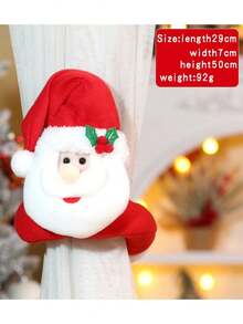 圣诞节无脸娃娃窗帘拥抱圣诞节家居装饰品 2024 圣诞节吊坠礼物圣诞派对新年快乐 - 聖誕窗簾抱 - 查看 6