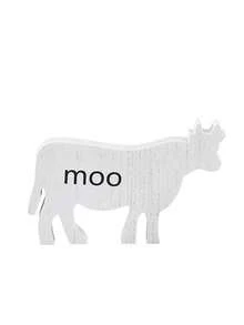 1 件木质美式乡村风格动物装饰雕像，家居卧室装饰品 - 彩色 - 查看 5