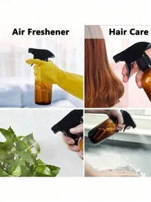 1pc 300/500ml Cleaner Spray Bottle,Styling Spray Bottle,Empty Fine Mist Spray Bottle Ultra Fine Continuous Spray Water Bottle Fine Mist Sprayer For Hair Styling, Cleaning,Plants, Misting & Skin ,Fine Mist Spray Bottle Suitable For Plant Cleaning Liquid Hair Gardening