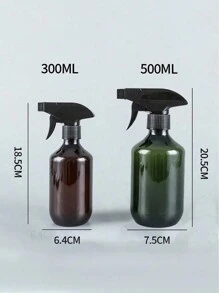1pc 300/500ml Cleaner Spray Bottle,Styling Spray Bottle,Empty Fine Mist Spray Bottle Ultra Fine Continuous Spray Water Bottle Fine Mist Sprayer For Hair Styling, Cleaning,Plants, Misting & Skin ,Fine Mist Spray Bottle Suitable For Plant Cleaning Liquid Hair Gardening
