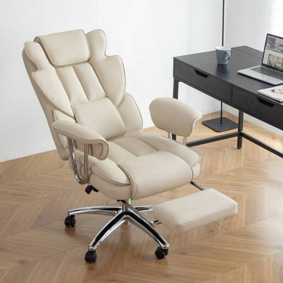 TMEOSK Office Chair, Big And Tall Executive Office Chair With Footrest