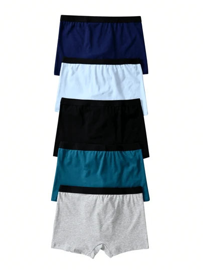 Quần lót Tween Boy Clean Color 5 gói
