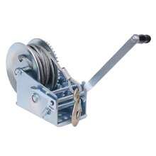 YUNRUX 1588kg 10m Professional Hand Winch Trailer Cable Winch With Wire Rope For Trailer Truck Car - 銀色 - 查看 2